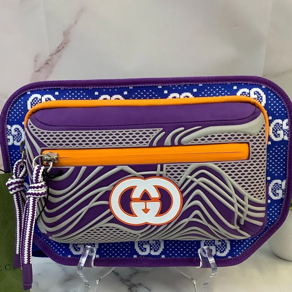 NWT Gucci Jersey GG Belt Bag - Picture 3 of 9